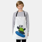 Tablier Panda a Snowboarder (Porté)