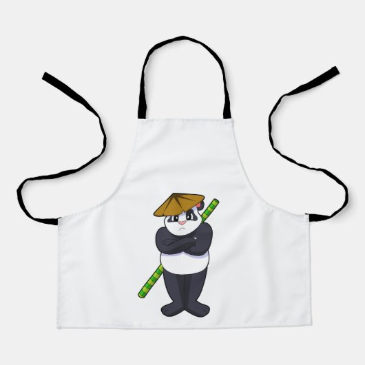 Tablier Panda à Stick combat Martial arts.PNG (Recto)