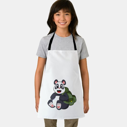 Tablier Panda as Hiker with Backpack (Insitu)