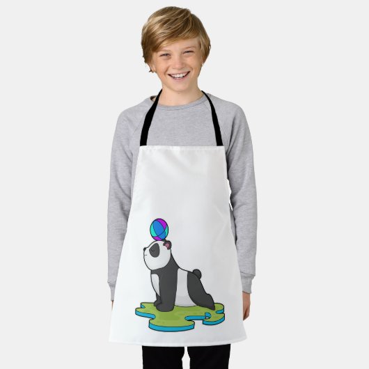 Tablier Panda at yoga (Porté)