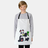 Tablier Panda avec bambou (Porté)