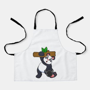 Tablier Panda avec bois à l'entraînement Force