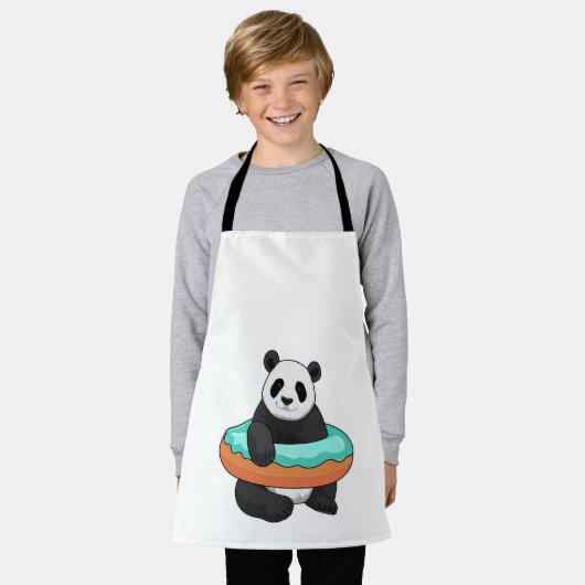 Tablier Panda avec Donut (Porté)