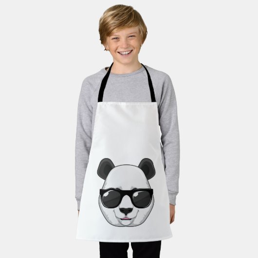 Tablier Panda avec lunettes de soleil (Porté)