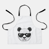 Tablier Panda avec lunettes de soleil (Recto)