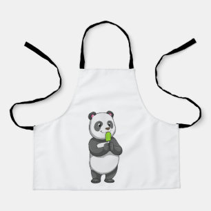 Tablier Panda avec Popsicle