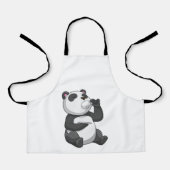 Tablier Panda avec Tea Cup (Recto)