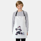 Tablier Panda comme coureur à la course (Porté)