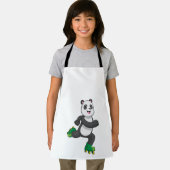 Tablier Panda comme Patinage en ligne avec Roller skates (Insitu)