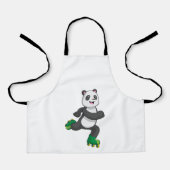 Tablier Panda comme Patinage en ligne avec Roller skates (Recto)