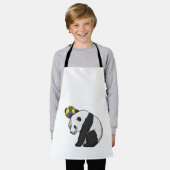 Tablier Panda dans les sports de handball (Porté)