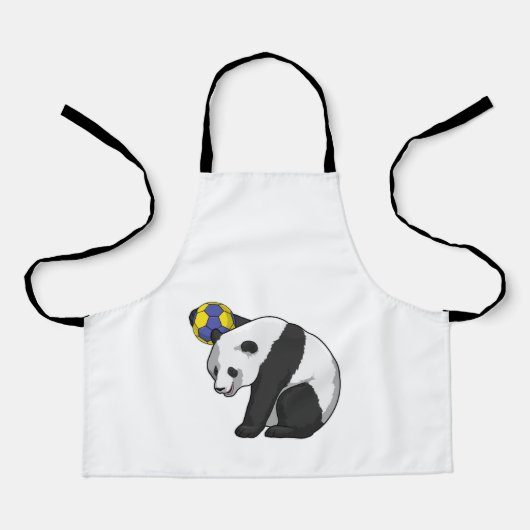 Tablier Panda dans les sports de handball (Recto)