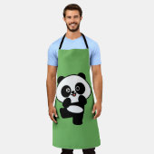 Tablier Panda drôle en train de faire le dab - Conception (Porté)