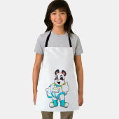 Tablier Panda en astronaute avec costume (Insitu)
