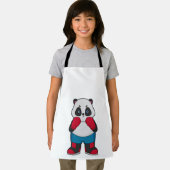 Tablier Panda en boîte avec gants de boxe (Insitu)