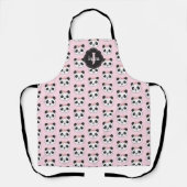 Tablier Panda Face sur toute l'impression (Recto)