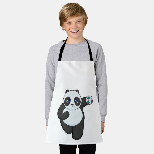 Tablier Panda Handball player Handball (Porté)