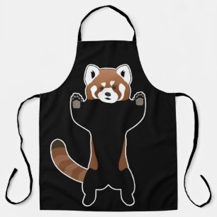 Tablier Panda rouge