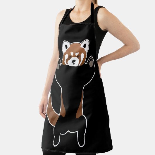 Tablier Panda rouge (Insitu)