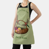 Tablier Panier à fleurs de la meilleure maman du monde (Insitu)