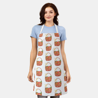 Tablier Panier de fruits et légumes arc mignon Apron