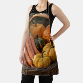 Tablier Panier de récolte rustique citrouilles carottes (Insitu)