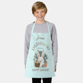 Tablier Panier d'oeufs de lapin de Pâques ID1013 (Porté)