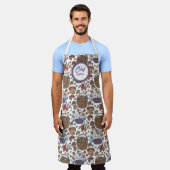 Tablier Paniers de Champignons, Chefs personnalisés (Porté)