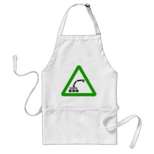 Tablier Panneau d'avertissement de passage de robot