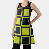 Tablier Panneau de contrôle bleu marine Green Checkerboard (Insitu)