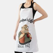 Tablier Panneau de vente de café de grand-père personnalis (Insitu)