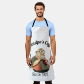 Tablier Panneau de vente de café de grand-père personnalis (Porté)