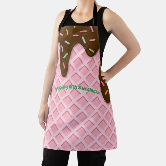 TABLIER PANNEAU D'IMPRESSION DE LA CRÈME DE GLACE (Insitu)