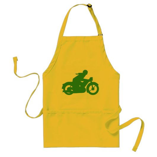 Tablier Panneau du Motard Vert (Devant)
