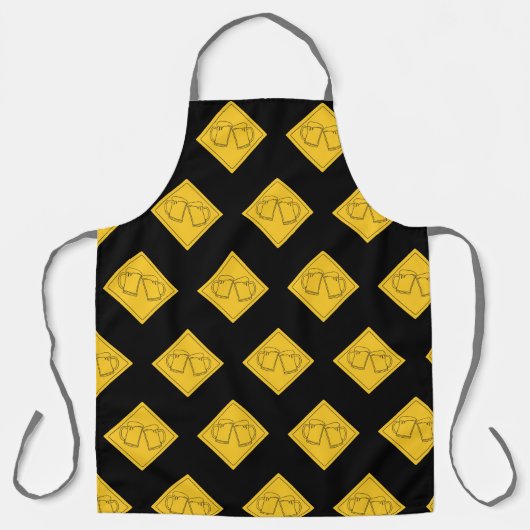 Tablier Panneau pour les amateurs de bière (Recto)