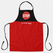 Tablier Panneau STOP (Recto)