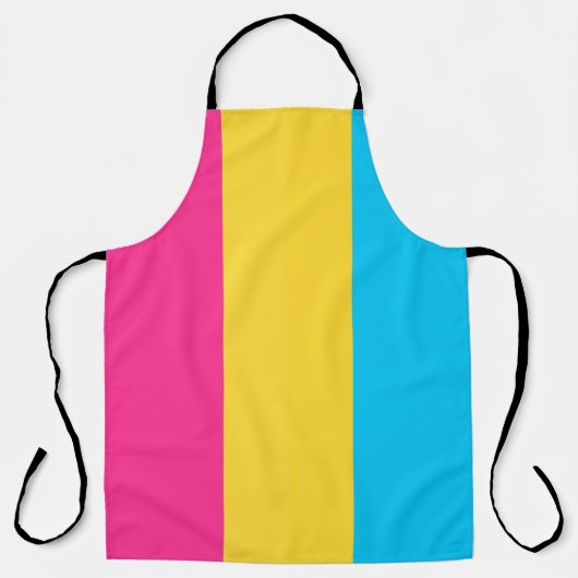 Tablier Pansexual Pride Chef's Apron (Recto)