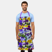 Tablier Pansies (Porté)