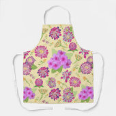 Tablier Pansies Floral Bouquet Apron (Recto)