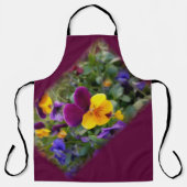 Tablier Pansies lumineuses (Recto)