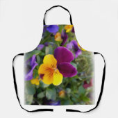 Tablier Pansies lumineuses (Recto)
