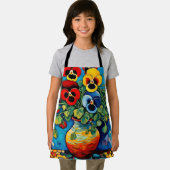 Tablier Pansies mixtes dans vase (Insitu)