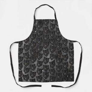 Tablier Panthère noire