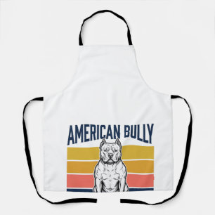 Tablier Papa American Bully Vintage Conception de T-shirt