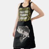 Tablier Papa Bass Pêche Légende Sports Camo Apron (Insitu)
