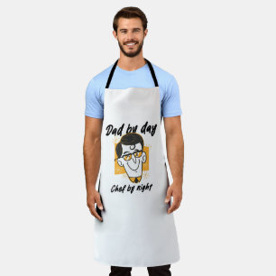 Tablier Papa by Day, Chef by Night