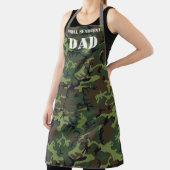 Tablier Papa Camoflage Camo Imprimer Armée Vétérinaire (Insitu)