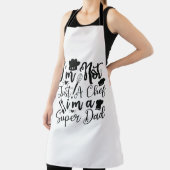 Tablier Papa chef cité  (Insitu)