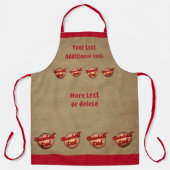 Tablier Papa de baseball personnalisé (Recto)