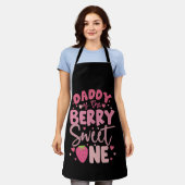 Tablier Papa Du Berry Sweet One Strawberry Anniversaire (Porté)
